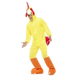 Smiffys Unisex Adult Chicken Costume - L R, Yellow/Red