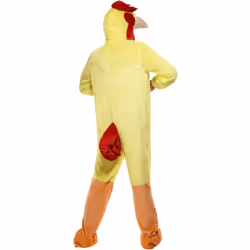 Smiffys Unisex Adult Chicken Costume - L R, Yellow/Red