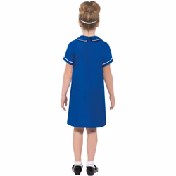 Smiffys Girls Nurse Costume - 7-9 Years, Blue