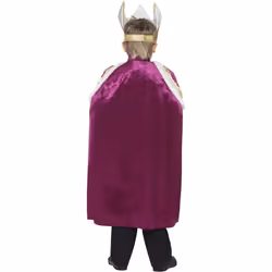 Smiffys Childrens/Kids King Costume - 7-9 Years, Purple