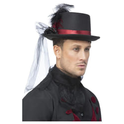 Smiffys Unisex Adult Vampire Top Hat