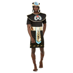Smiffys Mens Egyptian King Costume Set - XL, Black