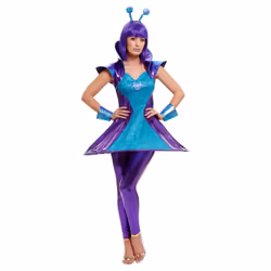 Smiffys Womens/Ladies Alien Costume Set