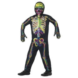 Smiffys Childrens/Kids Skeleton Glow In The Dark Costume Set - 10-12 Years, Black/Green