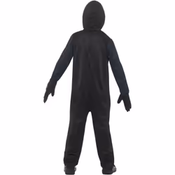 Smiffys Childrens/Kids Skeleton Glow In The Dark Costume Set - 10-12 Years, Black/Green
