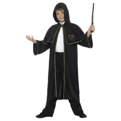 Smiffys Childrens/Kids Wizard Cloak - 7-9 Years, Black