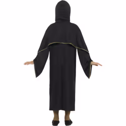 Smiffys Childrens/Kids Wizard Cloak - 7-9 Years, Black