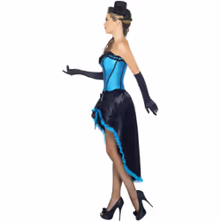 Smiffys Womens/Ladies Burlesque Dancer Costume Set