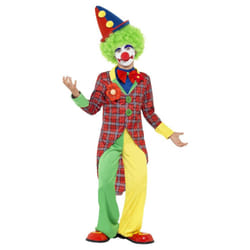 Smiffys Childrens/Kids Clown Costume Set - 10-12 Years, Red/Green/Yellow