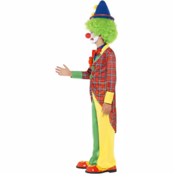 Smiffys Childrens/Kids Clown Costume Set - 4-6 Years, Red/Green/Yellow