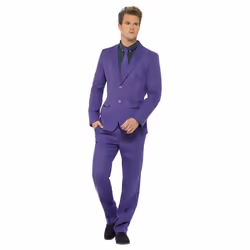 Smiffys Mens Costume Suit Set - L R, Purple