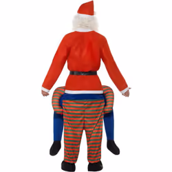 Smiffys Unisex Adult Elf Piggy Back Costume