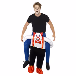 Smiffys Unisex Adult Sinister Clown Piggy Back Costume