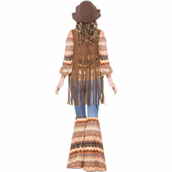 Smiffys Womens/Ladies Harmony Hippie Costume - S, Multicoloured