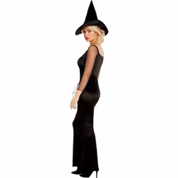 Smiffys Womens/Ladies Glam Witch Costume Set - S, Black