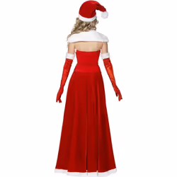 Smiffys Womens/Ladies Luxury Miss Santa Costume Set - S, Red