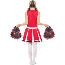 Smiffys Womens/Ladies Cheerleader Costume - XL, Red/White
