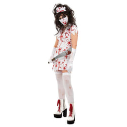 Smiffys Womens/Ladies Zombie Nurse Costume Set - XS, White
