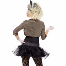 Smiffys Womens/Ladies 1980s Wild Child Costume Set - XXL, Black