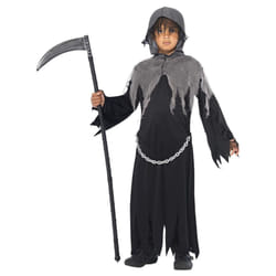 Smiffys Childrens/Kids Grim Reaper Halloween Costume - 13-14 Years, Black