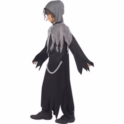Smiffys Childrens/Kids Grim Reaper Halloween Costume - 13-14 Years, Black