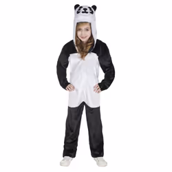 Smiffys Childrens/Kids Panda Costume - 13-14 Years, Black/White