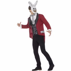 Smiffys Mens Deluxe Rabbit Costume Set