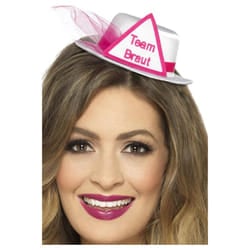 Smiffys Womens/Ladies Team Braut Hat Hair Clip