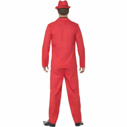 Smiffys Mens Zoot Costume Suit Set - L R, Red