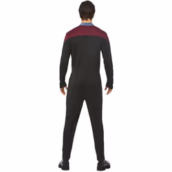 Star Trek Mens Voyager Command Uniform Costume Set - L, Black