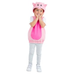 Smiffys Childrens/Kids Pig Costume - 3-4 Years, Pink