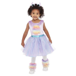 Smiffys Toddler Cute Monster Costume Set - 3-4 Years, Purple
