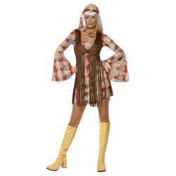 Smiffys Womens/Ladies 60s Groovy Baby Costume Set - L, Multicoloured