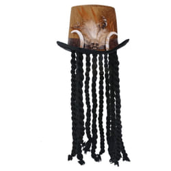 Smiffys Unisex Adult Deluxe Witch Doctor Top Hat