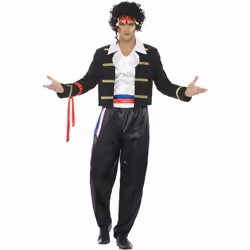 Smiffys Mens 80s New Romantic Costume Set