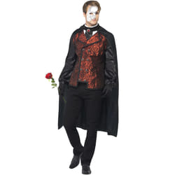 Smiffys Mens Dark Opera Masquerade Costume Set