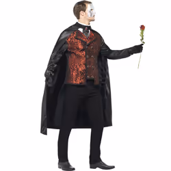 Smiffys Mens Dark Opera Masquerade Costume Set
