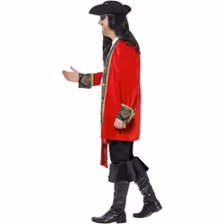 Smiffys Mens Curves Pirate Captain Costume Set