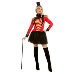 Smiffys Womens/Ladies Deluxe Ringmaster Costume Set - S, Red/Black