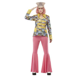 Smiffys Womens/Ladies Carnival Jacket - XS, Blue/Yellow