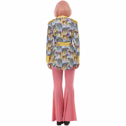 Smiffys Womens/Ladies Carnival Jacket - XS, Blue/Yellow