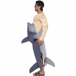 Smiffys Mens Man-Eating Shark Costume Set