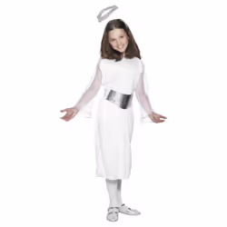 Smiffys Childrens/Kids Angel Costume Set - 4-6 Years, White