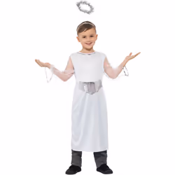 Smiffys Childrens/Kids Angel Costume Set - 4-6 Years, White