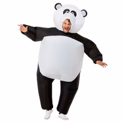 Smiffys Unisex Adult Giant Panda Inflatable Costume