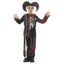 Smiffys Childrens/Kids Skeleton Jester Costume
