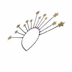 Smiffys Unisex Adult Glitter Star Headband