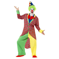 Smiffys Mens Deluxe La Clown Costume Set - M, Multicoloured