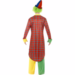 Smiffys Mens Deluxe La Clown Costume Set - XL, Multicoloured