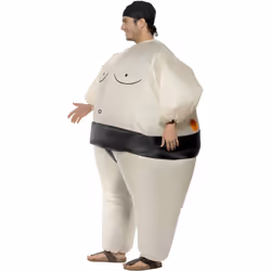 Smiffys Unisex Adult Sumo Wrestler Inflatable Costume